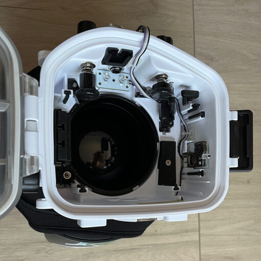 16036-HSS TTL-Converter for Sony A7RIII, A7MIII, A7IV for SEAFROGS (MEIKON) aluminium and polycarbonate V3 housings